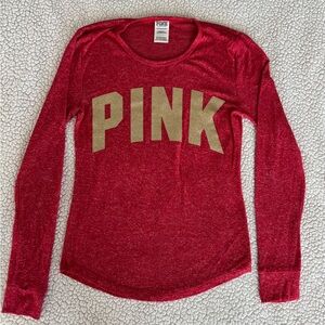 PINK brand red long sleeve
